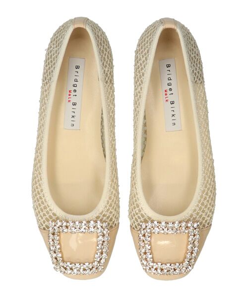 Bridget Birkin / ブリジットバーキン パンプス | 【BRIDGET BIRKIN WALK】ビジューモチーフメッシュパンプス | 詳細12