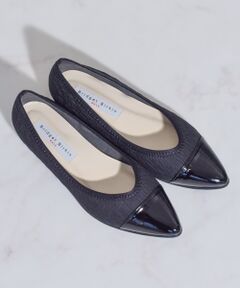 Bridget Birkin / ブリジットバーキン パンプス | 【BRIDGET BIRKIN WALK】一文字切替えポインテッドウォーキングパンプス