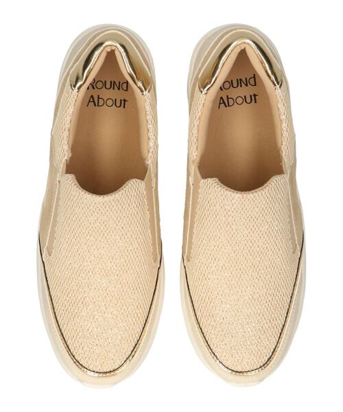 Bridget Birkin / ブリジットバーキン スニーカー | 【ROUND ABOUT】ヒールアップスリッポンスニーカー | 詳細12