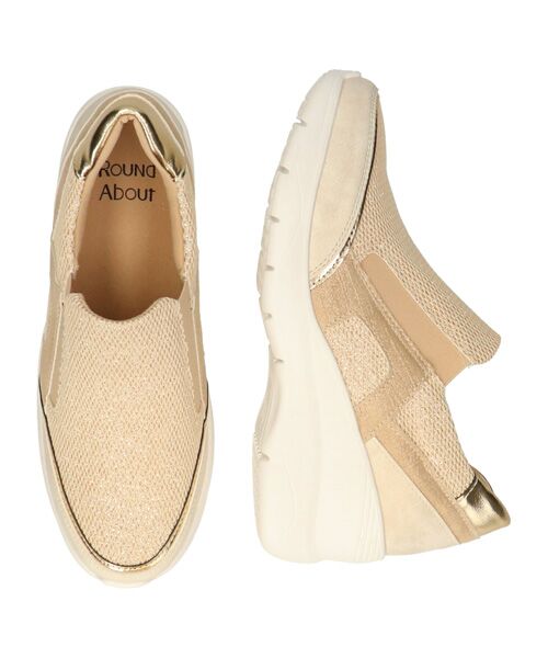 Bridget Birkin / ブリジットバーキン スニーカー | 【ROUND ABOUT】ヒールアップスリッポンスニーカー | 詳細13