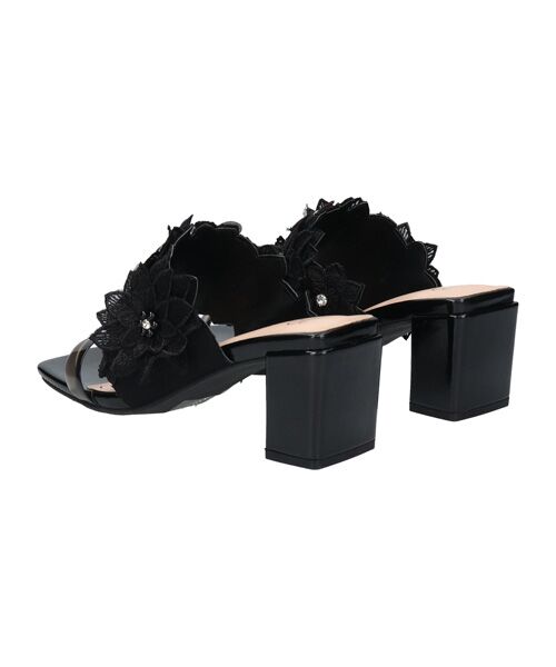 Bridget Birkin / ブリジットバーキン サンダル | 【Bridget Birkin】フラワーレースミュール | 詳細3