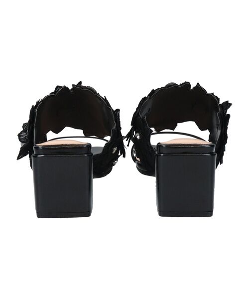 Bridget Birkin / ブリジットバーキン サンダル | 【Bridget Birkin】フラワーレースミュール | 詳細4