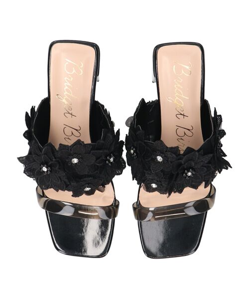 Bridget Birkin / ブリジットバーキン サンダル | 【Bridget Birkin】フラワーレースミュール | 詳細5