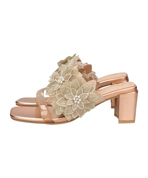 Bridget Birkin / ブリジットバーキン サンダル | 【Bridget Birkin】フラワーレースミュール | 詳細16