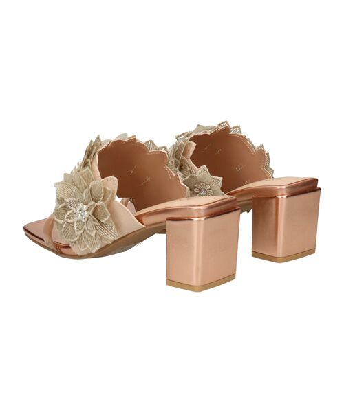 Bridget Birkin / ブリジットバーキン サンダル | 【Bridget Birkin】フラワーレースミュール | 詳細17