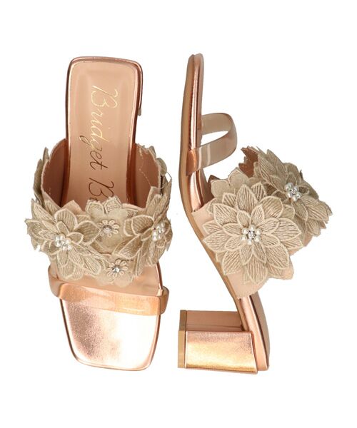 Bridget Birkin / ブリジットバーキン サンダル | 【Bridget Birkin】フラワーレースミュール | 詳細20