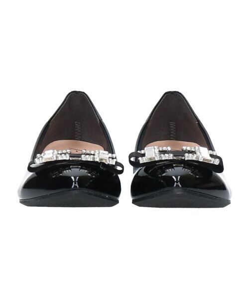 Bridget Birkin / ブリジットバーキン レインシューズ | 【Bridget Birkin】ビジューリボンバレエレインパンプス | 詳細1