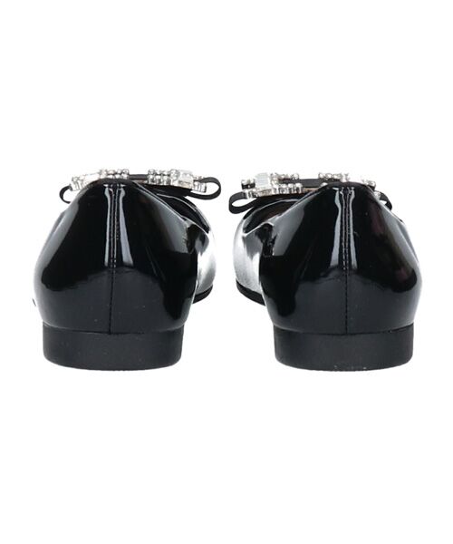 Bridget Birkin / ブリジットバーキン レインシューズ | 【Bridget Birkin】ビジューリボンバレエレインパンプス | 詳細5