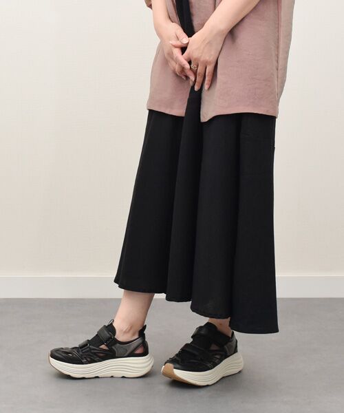 Bridget Birkin/ブリジットバーキン 【VINCULUM】ベルクロスニーカーサンダル ブラック 35