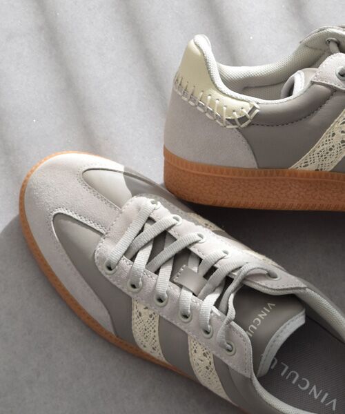 Bridget Birkin/ブリジットバーキン 【VINCULUM】ダブルサイドレーススニーカー グレー 35 Bridget Birkin/ブリジットバーキン 【VINCULUM】ダブルサイドレーススニーカー グレー 35
