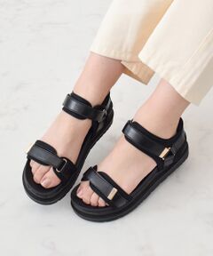 Bridget Birkin / ブリジットバーキン サンダル | 【Bridget Birkin】ダブルベルトスポーツサンダル