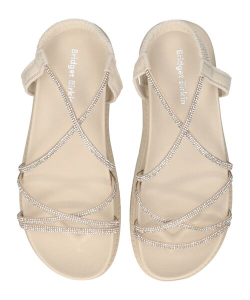 Bridget Birkin / ブリジットバーキン サンダル | 【Bridget Birkin】ビジュークロスベルトサンダル | 詳細12