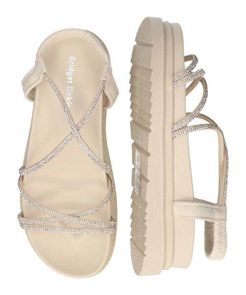 Bridget Birkin / ブリジットバーキン サンダル | 【Bridget Birkin】ビジュークロスベルトサンダル | 詳細13