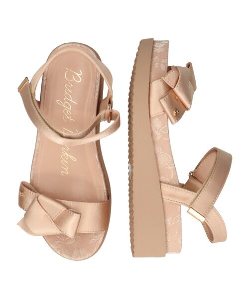 Bridget Birkin / ブリジットバーキン サンダル | 【Bridget Birkin】リボンベルトジャガードサンダル | 詳細13