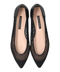 Bridget Birkin / ブリジットバーキン フラットシューズ | 【PARADIS COULEUR】チュールネットレイヤードパンプス-(31016P)