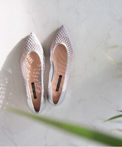 Bridget Birkin / ブリジットバーキン フラットシューズ | 【PARADIS COULEUR】チュールネットレイヤードパンプス-(31016P)