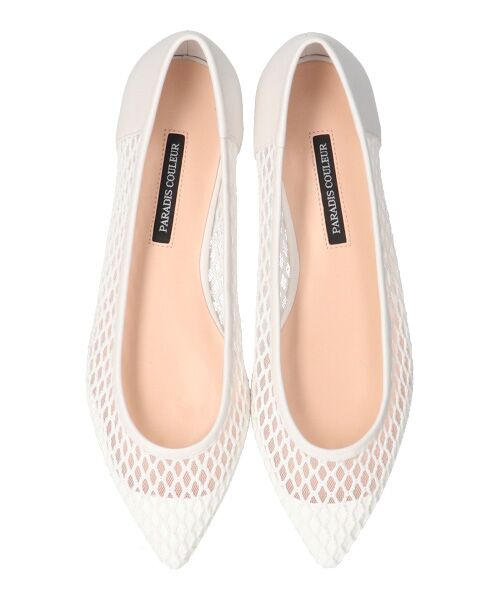 Bridget Birkin / ブリジットバーキン フラットシューズ | 【PARADIS COULEUR】チュールネットレイヤードパンプス-(31016P) | 詳細12