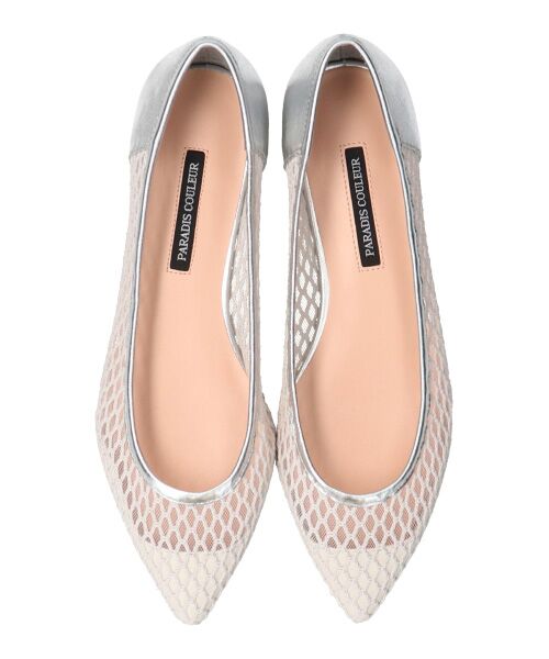 Bridget Birkin / ブリジットバーキン フラットシューズ | 【PARADIS COULEUR】チュールネットレイヤードパンプス-(31016P) | 詳細20