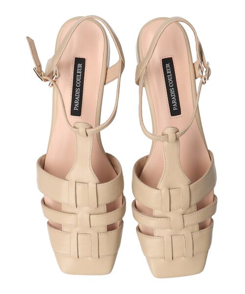 Bridget Birkin / ブリジットバーキン パンプス | 【PARADIS COULEUR】グルカテイストアンクルストラップサンダル-(31301P) | 詳細14