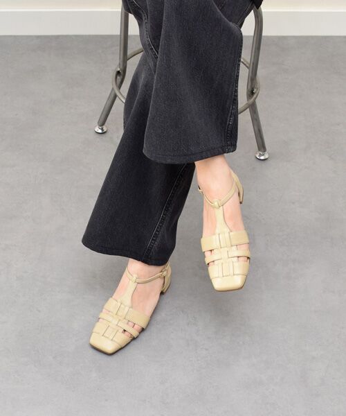 Bridget Birkin / ブリジットバーキン パンプス | 【PARADIS COULEUR】グルカテイストアンクルストラップサンダル-(31301P) | 詳細16
