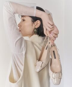 ★新品未使用★本革ブリジットバーキンPARADIS COULEURパンプス セール】 【PARADIS COULEUR】パールヒールキルティングパンプス