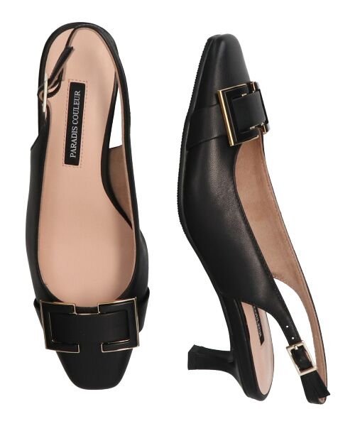 Bridget Birkin / ブリジットバーキン パンプス | 【PARADIS COULEUR】スクエアトウバックルバックバンドパンプス-(31302P) | 詳細7