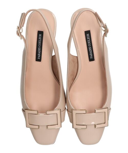 Bridget Birkin / ブリジットバーキン パンプス | 【PARADIS COULEUR】スクエアトウバックルバックバンドパンプス-(31302P) | 詳細22