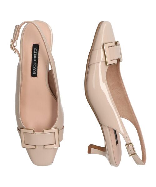 セール】 【PARADIS COULEUR】スクエアトウバックルバックバンド