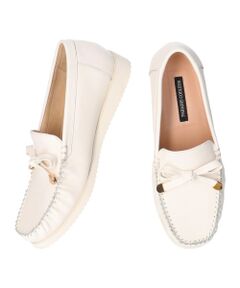 Bridget Birkin / ブリジットバーキン ビジネス・ドレスシューズ | 【PARADIS COULEUR】リボンモチーフレザーモカシン-(31607P)