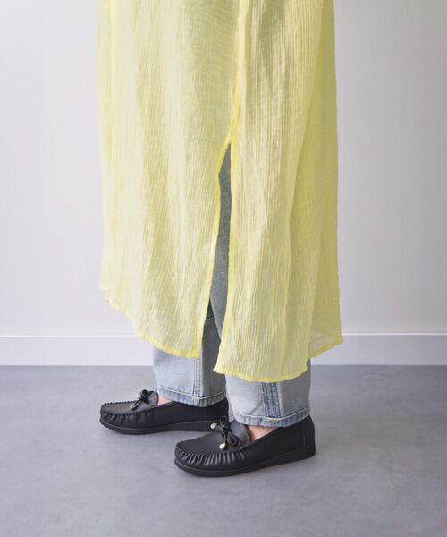 Bridget Birkin / ブリジットバーキン ビジネス・ドレスシューズ | 【PARADIS COULEUR】リボンモチーフレザーモカシン-(31607P) | 詳細9