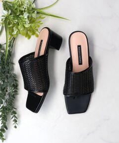 Bridget Birkin / ブリジットバーキン サンダル | 【PARADIS COULEUR】スクエアトウメッシュトングサンダル-(32006P)