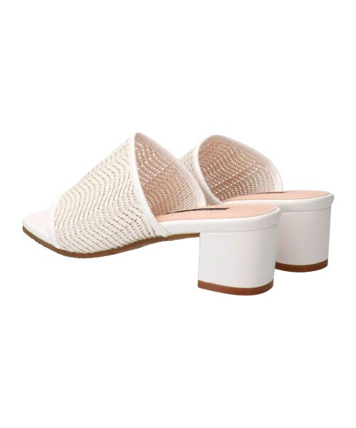 Bridget Birkin / ブリジットバーキン サンダル | 【PARADIS COULEUR】スクエアトウメッシュトングサンダル-(32006P) | 詳細12