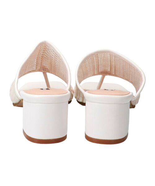 Bridget Birkin / ブリジットバーキン サンダル | 【PARADIS COULEUR】スクエアトウメッシュトングサンダル-(32006P) | 詳細13