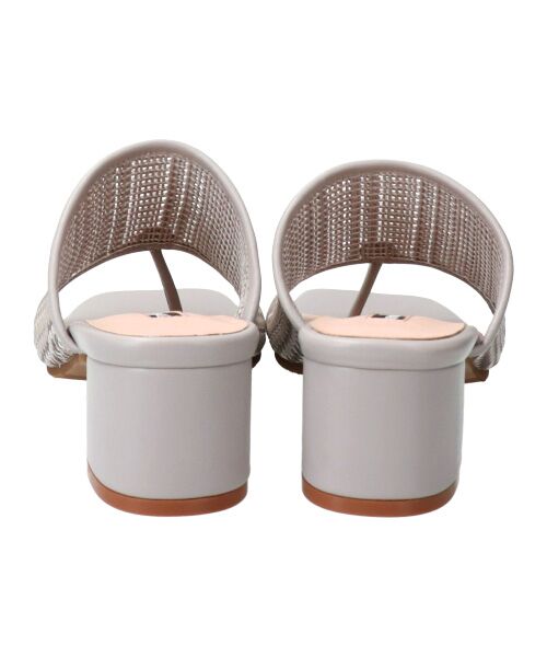 Bridget Birkin / ブリジットバーキン サンダル | 【PARADIS COULEUR】スクエアトウメッシュトングサンダル-(32006P) | 詳細21