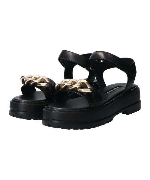 Bridget Birkin / ブリジットバーキン サンダル | 【PARADIS COULEUR】アンクルストラップ厚底チェーンサンダル-(32115P) | 詳細7