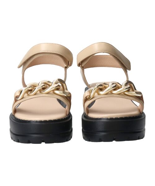Bridget Birkin / ブリジットバーキン サンダル | 【PARADIS COULEUR】アンクルストラップ厚底チェーンサンダル-(32115P) | 詳細8
