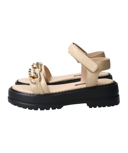 Bridget Birkin / ブリジットバーキン サンダル | 【PARADIS COULEUR】アンクルストラップ厚底チェーンサンダル-(32115P) | 詳細10