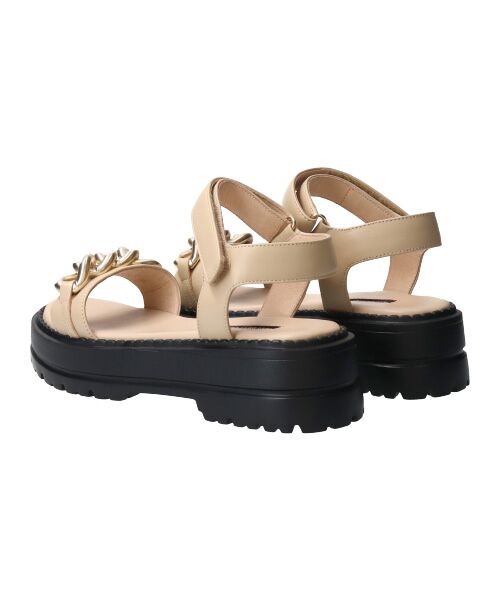 Bridget Birkin / ブリジットバーキン サンダル | 【PARADIS COULEUR】アンクルストラップ厚底チェーンサンダル-(32115P) | 詳細11