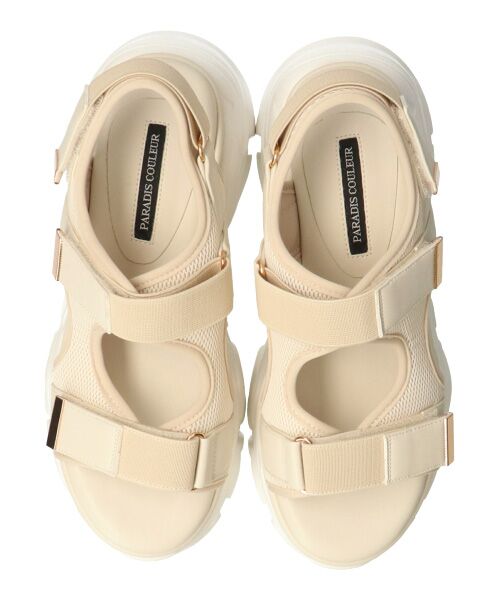 Bridget Birkin / ブリジットバーキン サンダル | 【PARADIS COULEUR】トラックソールスポーツサンダル-(32116P) | 詳細17