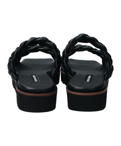 Bridget Birkin / ブリジットバーキン サンダル | 【PARADIS COULEUR】スクエアトウ編み込みベルトサンダル-(32145P) | 詳細5