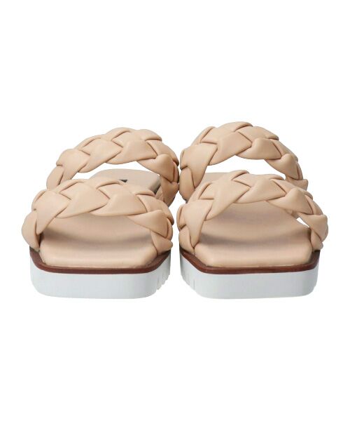 Bridget Birkin / ブリジットバーキン サンダル | 【PARADIS COULEUR】スクエアトウ編み込みベルトサンダル-(32145P) | 詳細9