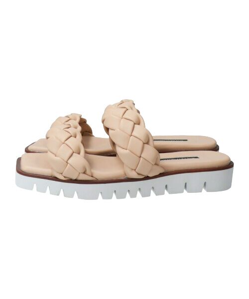 Bridget Birkin / ブリジットバーキン サンダル | 【PARADIS COULEUR】スクエアトウ編み込みベルトサンダル-(32145P) | 詳細11