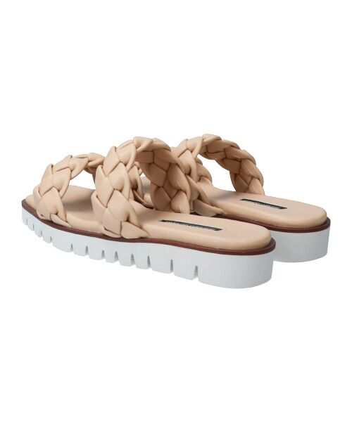 Bridget Birkin / ブリジットバーキン サンダル | 【PARADIS COULEUR】スクエアトウ編み込みベルトサンダル-(32145P) | 詳細12