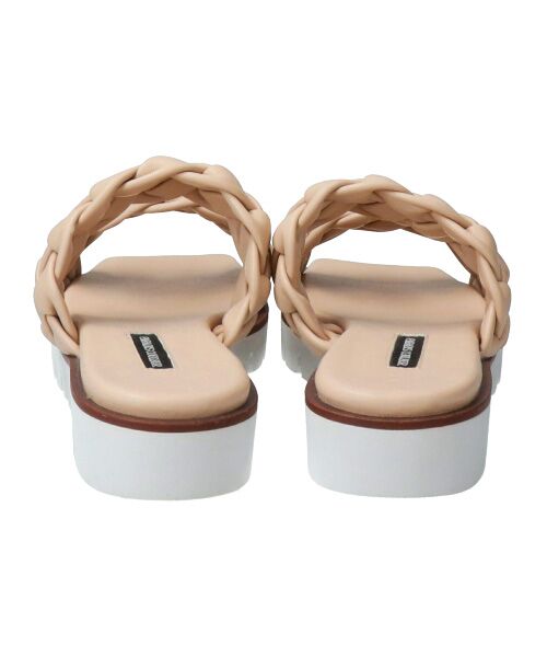 Bridget Birkin / ブリジットバーキン サンダル | 【PARADIS COULEUR】スクエアトウ編み込みベルトサンダル-(32145P) | 詳細13