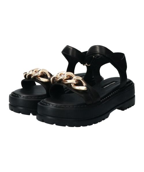 Bridget Birkin / ブリジットバーキン サンダル | 【PARADIS COULEUR】アンクルストラップ厚底チェーンサンダル-(32147P) | 詳細2