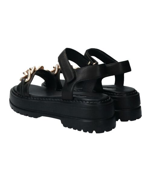 Bridget Birkin / ブリジットバーキン サンダル | 【PARADIS COULEUR】アンクルストラップ厚底チェーンサンダル-(32147P) | 詳細4