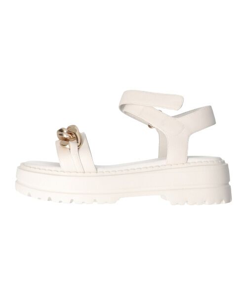 Bridget Birkin / ブリジットバーキン サンダル | 【PARADIS COULEUR】アンクルストラップ厚底チェーンサンダル-(32147P) | 詳細19
