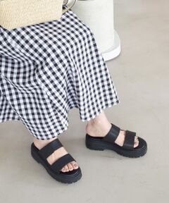 Bridget Birkin / ブリジットバーキン サンダル | 【PARADIS COULEUR】厚底スライドサンダル-(32148P)