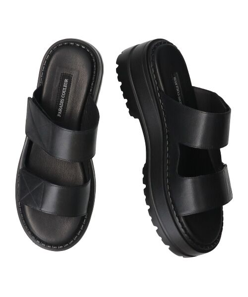 Bridget Birkin / ブリジットバーキン サンダル | 【PARADIS COULEUR】厚底スライドサンダル-(32148P) | 詳細9