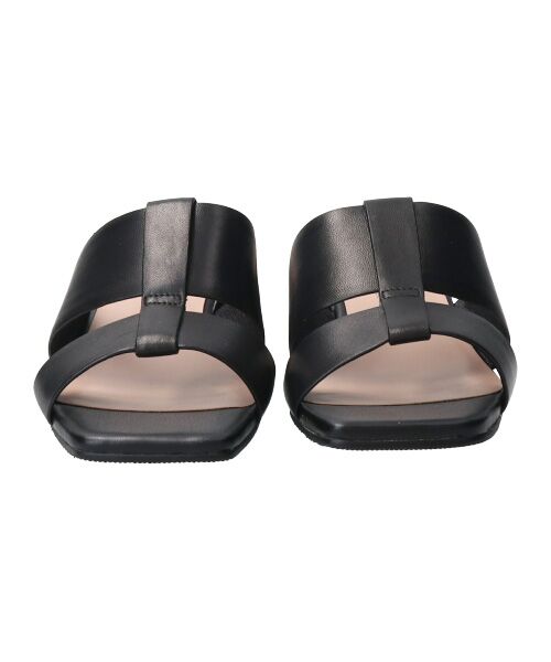 Bridget Birkin / ブリジットバーキン サンダル | 【PARADIS COULEUR】スクエアトウレザーミュールサンダル-(32300P) | 詳細1